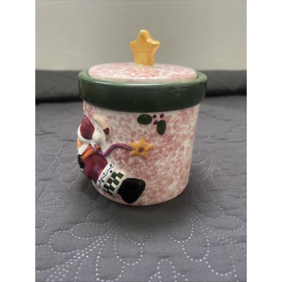 Great American Opportunity Vintage Christmas Holiday Flying Santa Candle NEW Jar - Picture 4 of 8